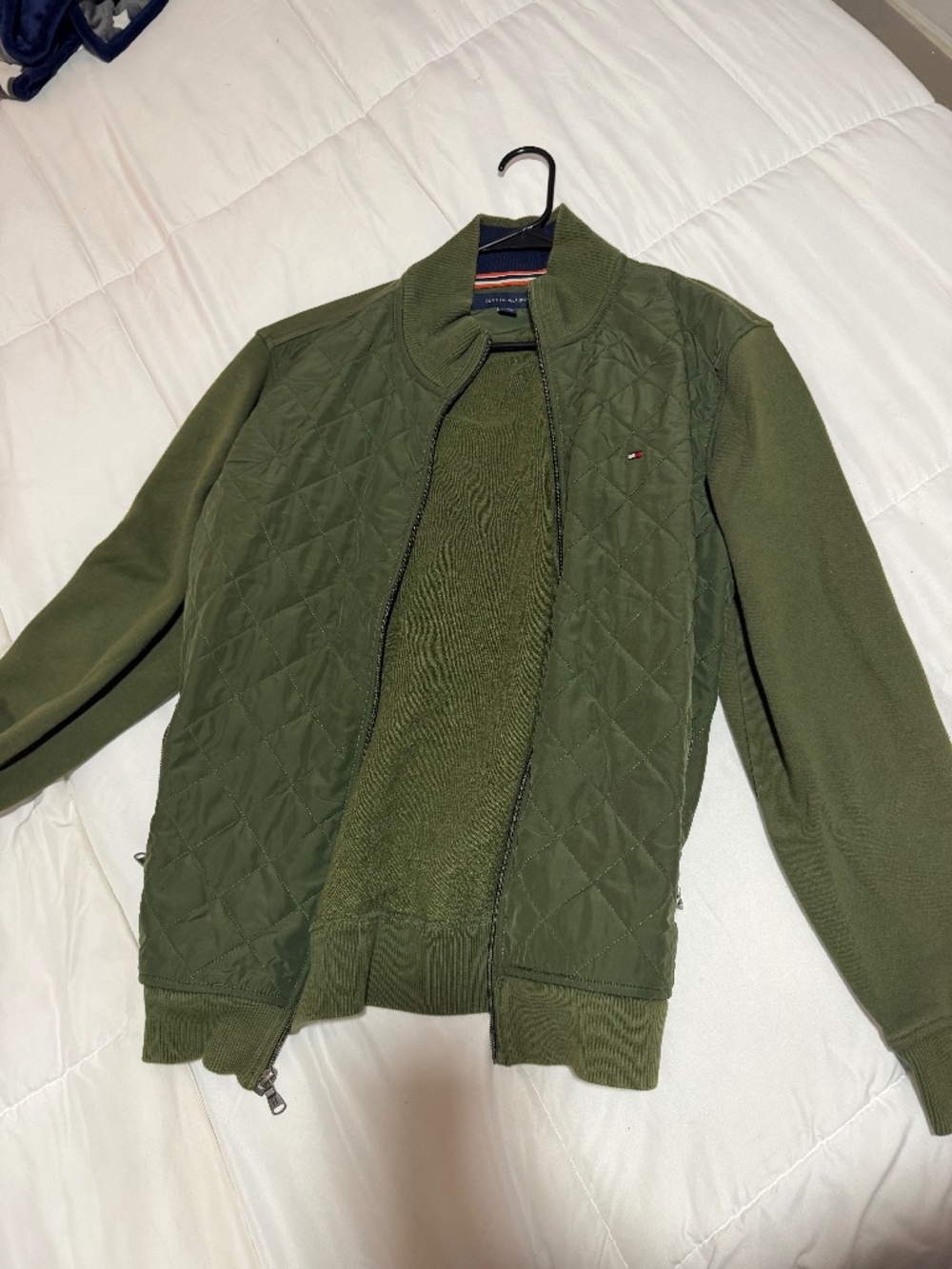 Tommy Hilfiger Men's Winter Quilted Diamond Water Resistant Bomber Jacket Coat